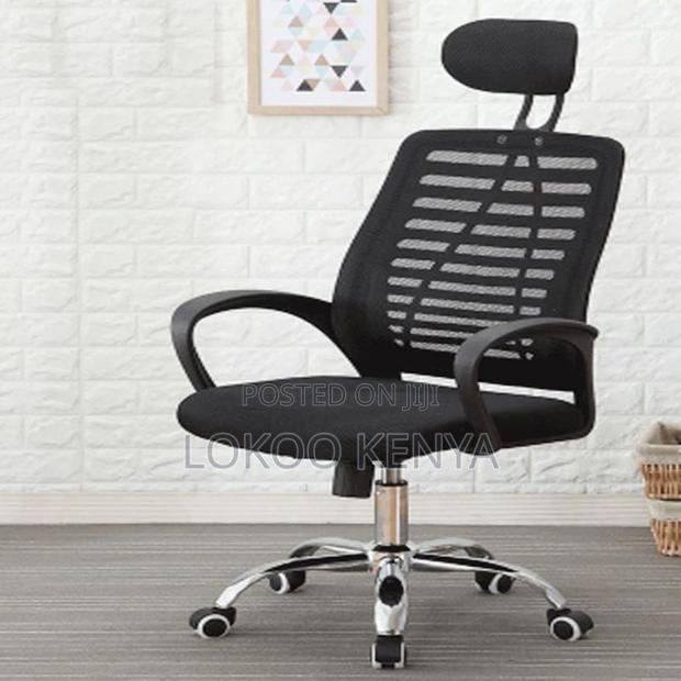 Office Chair : Headrest Swivel Office Chair