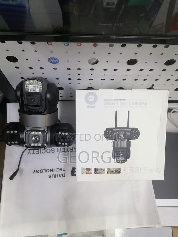 Classic 4g Triple Lens PTZ Camera Security CCTV -3 Lenses - thumbnail 3