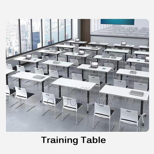Office Desk : Folding Conference Table With Wheels - thumbnail 5