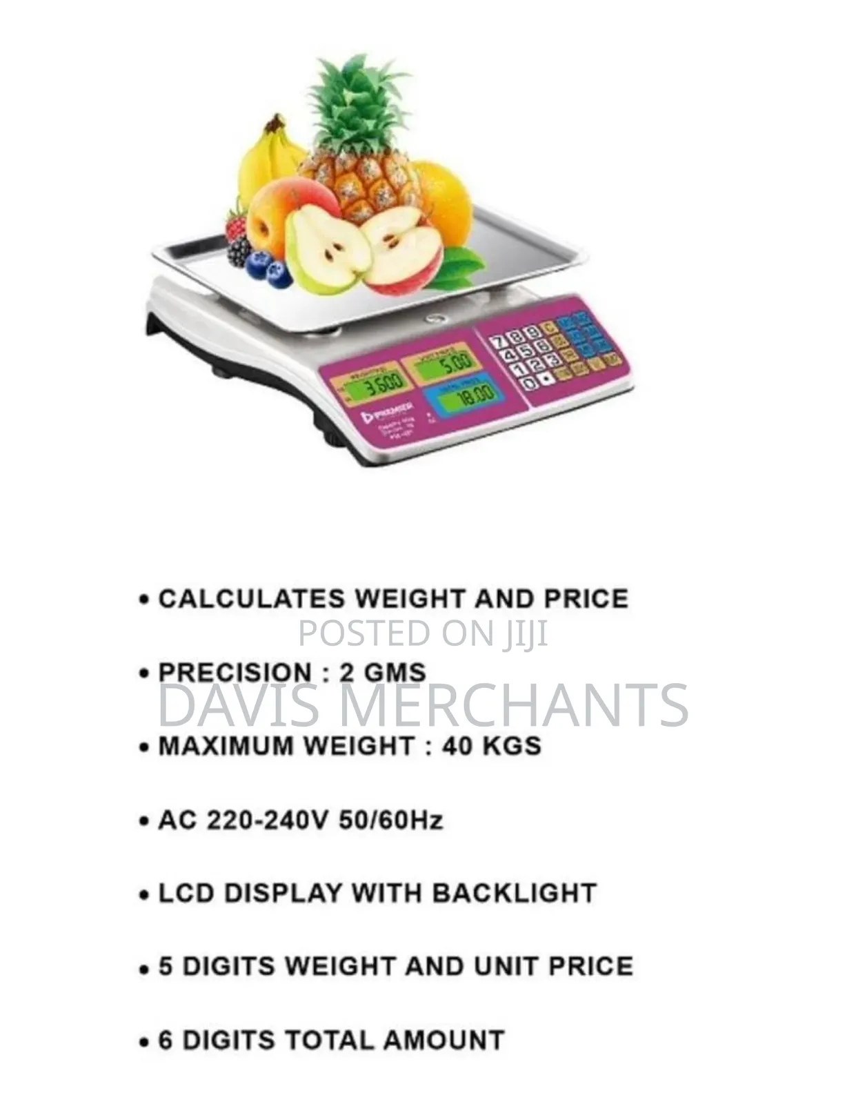 Digital Weighing Scale_40kg