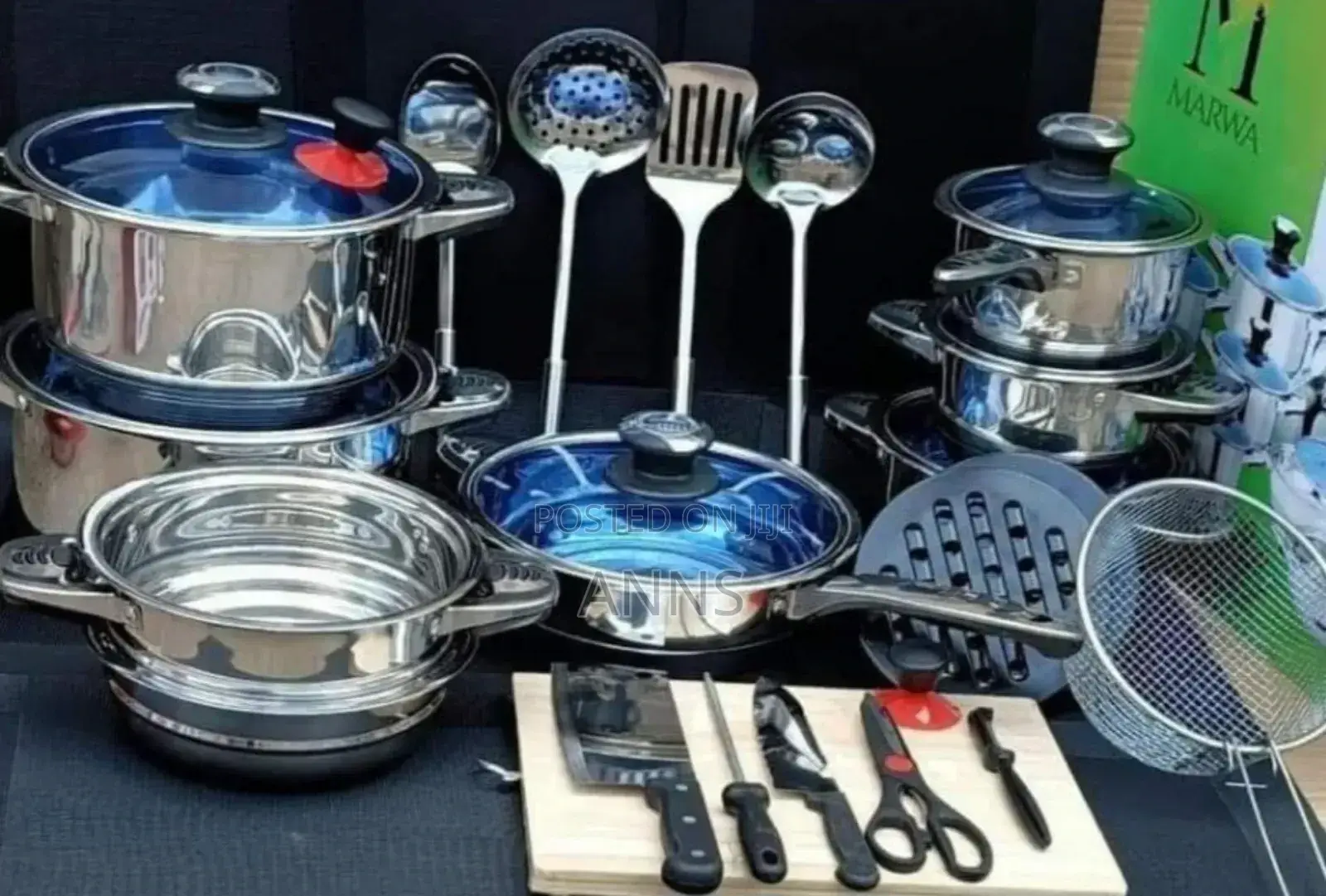 Marwa Staineless 30pc Best Home Cookware