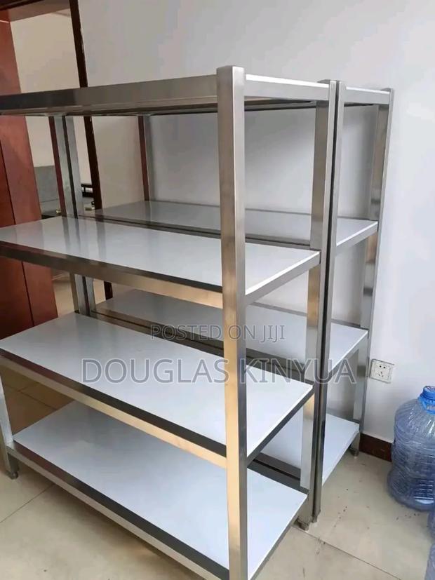 Storage Stainless Steel Rack. Commercial. - main view