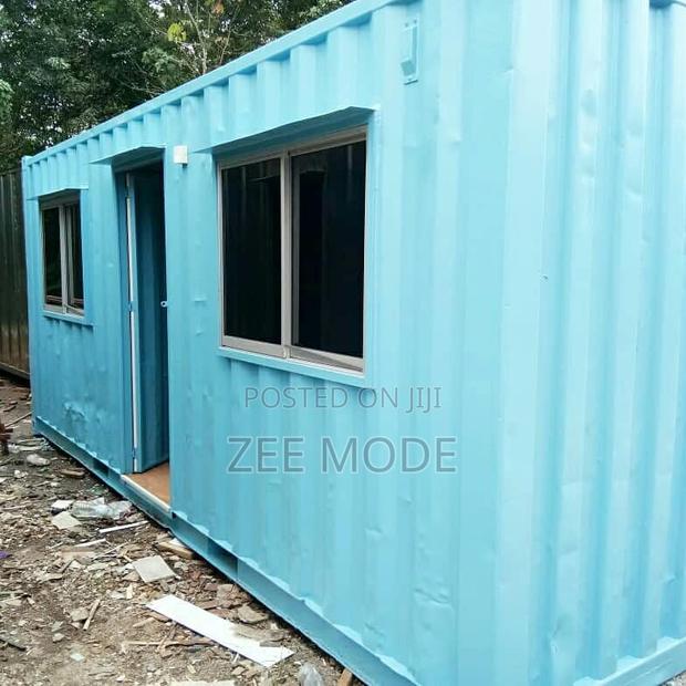 Simple Container Office Design - main view