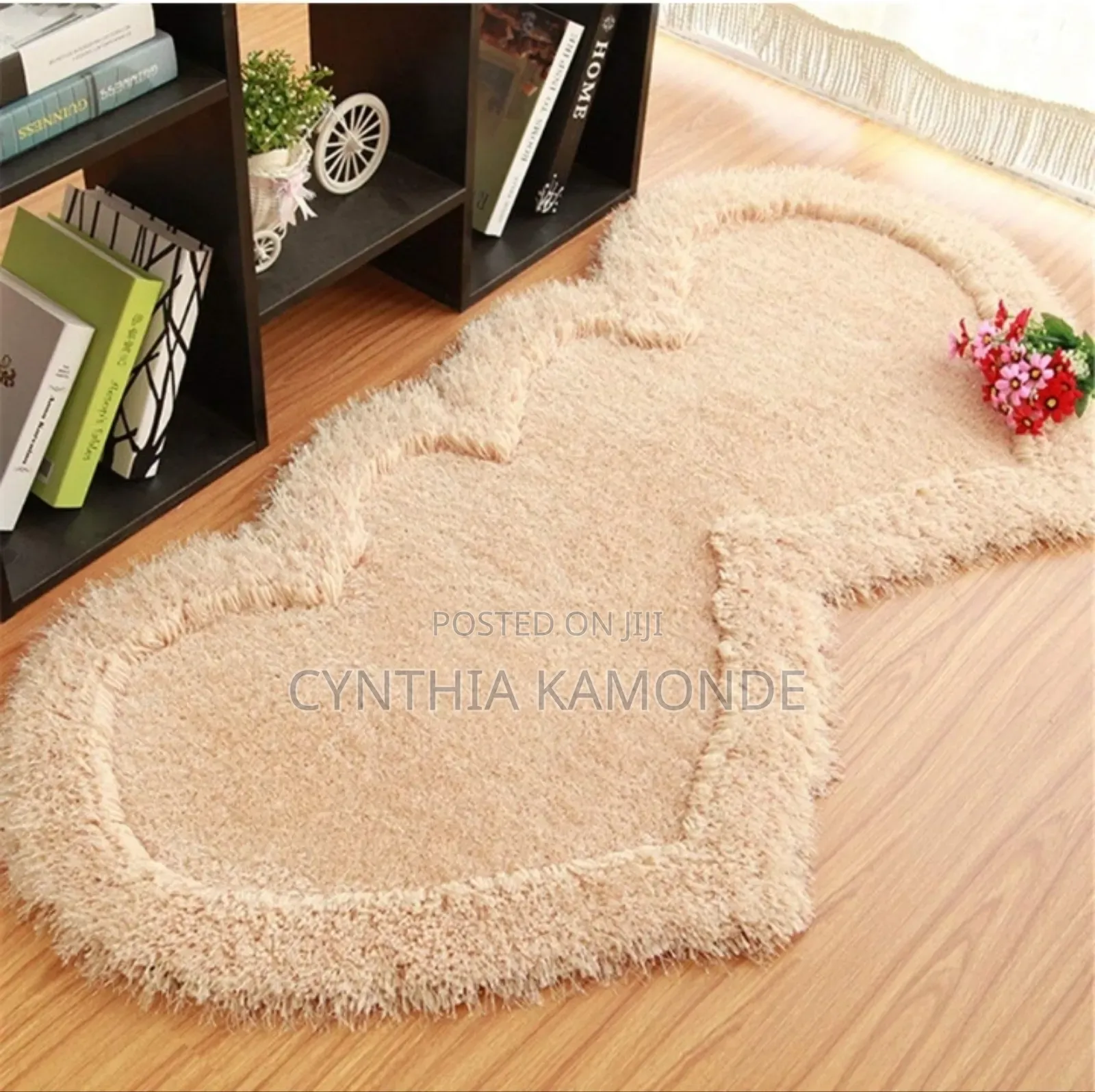 Double Heart Shaped Bedside Mats