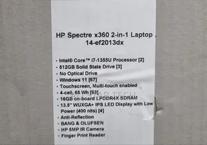 New Laptop HP Spectre 14 16GB Intel Core I7 SSD 512GB