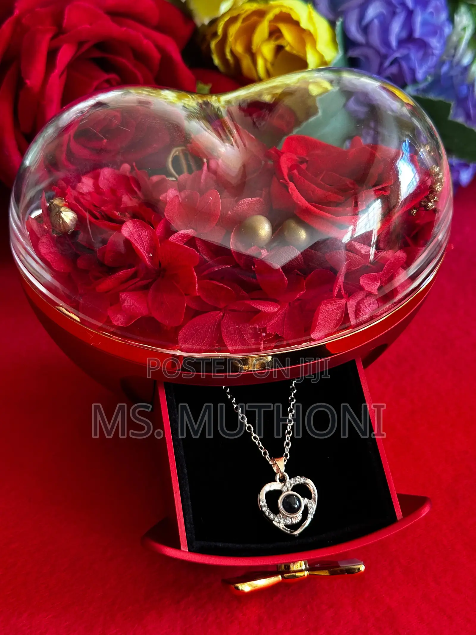 Beautiful I Love You in 100 Languages Heart Necklace