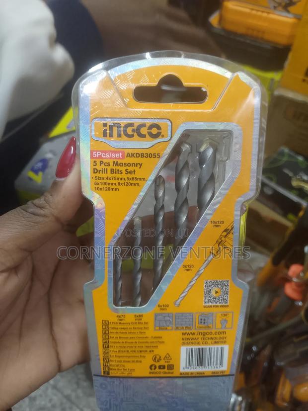 Ingco 5 PCS Masonry Drill Bits - main view