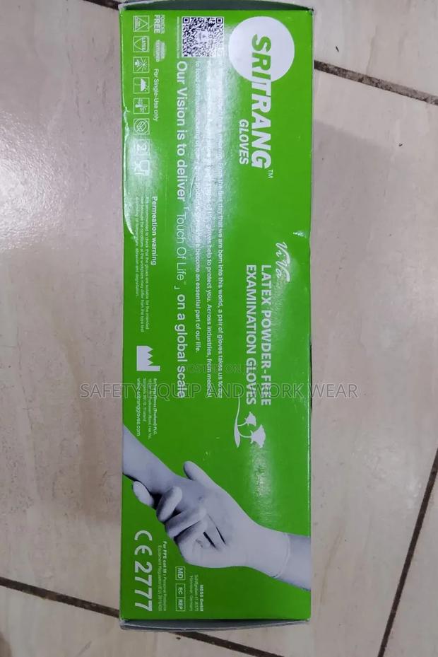 Latex Powder Free Examination Gloves