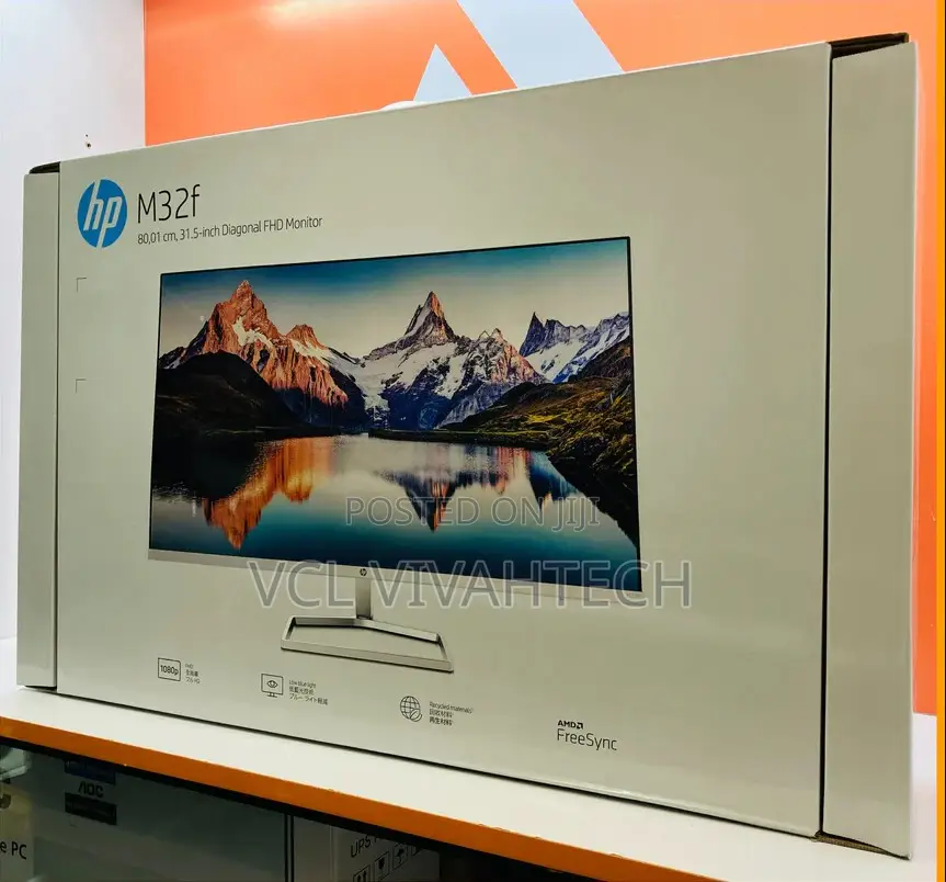 Hp M32f FHD With Amd Freesync Black Monitor