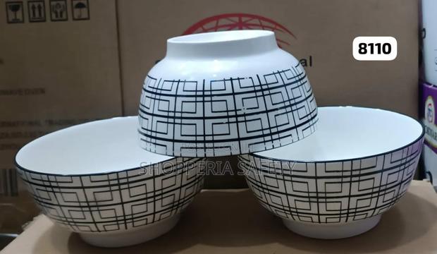 5.5 " Ceramic Checked Bowls - main view