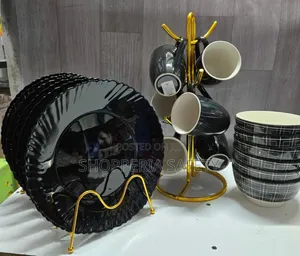 6 Bowls, 6 Plates, 6 Cups Set