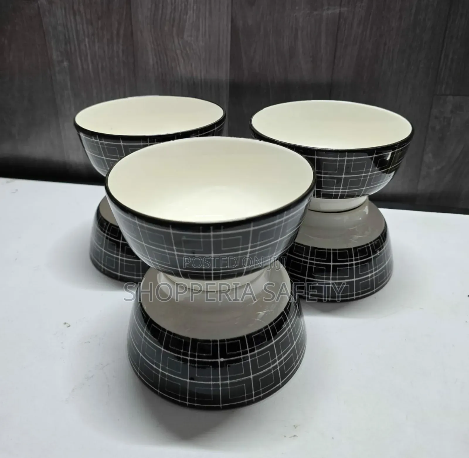 5.5 Inch Black Ceramic Bowls