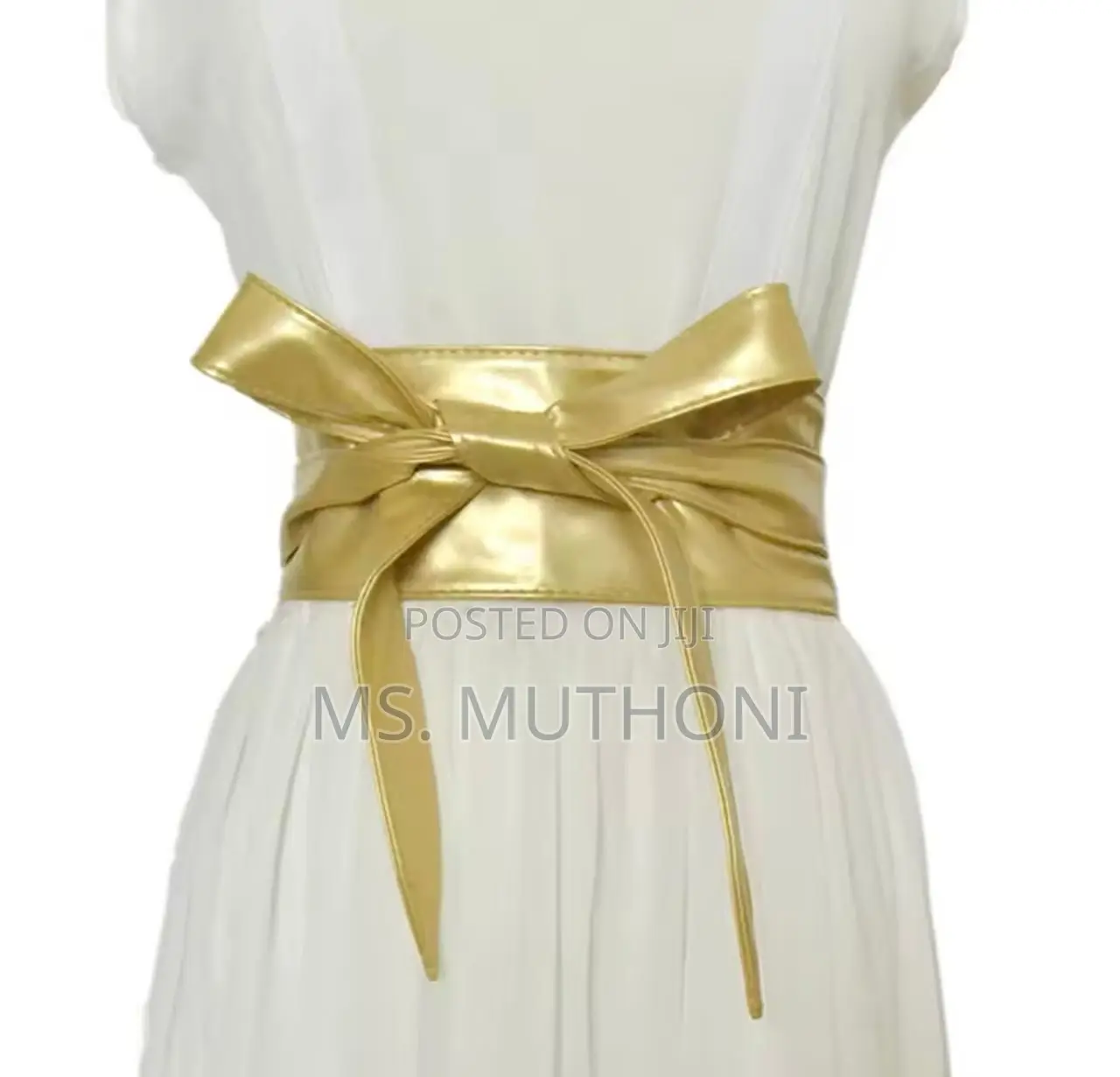 Ladies Underbust Corset PU Leather Waist Belt