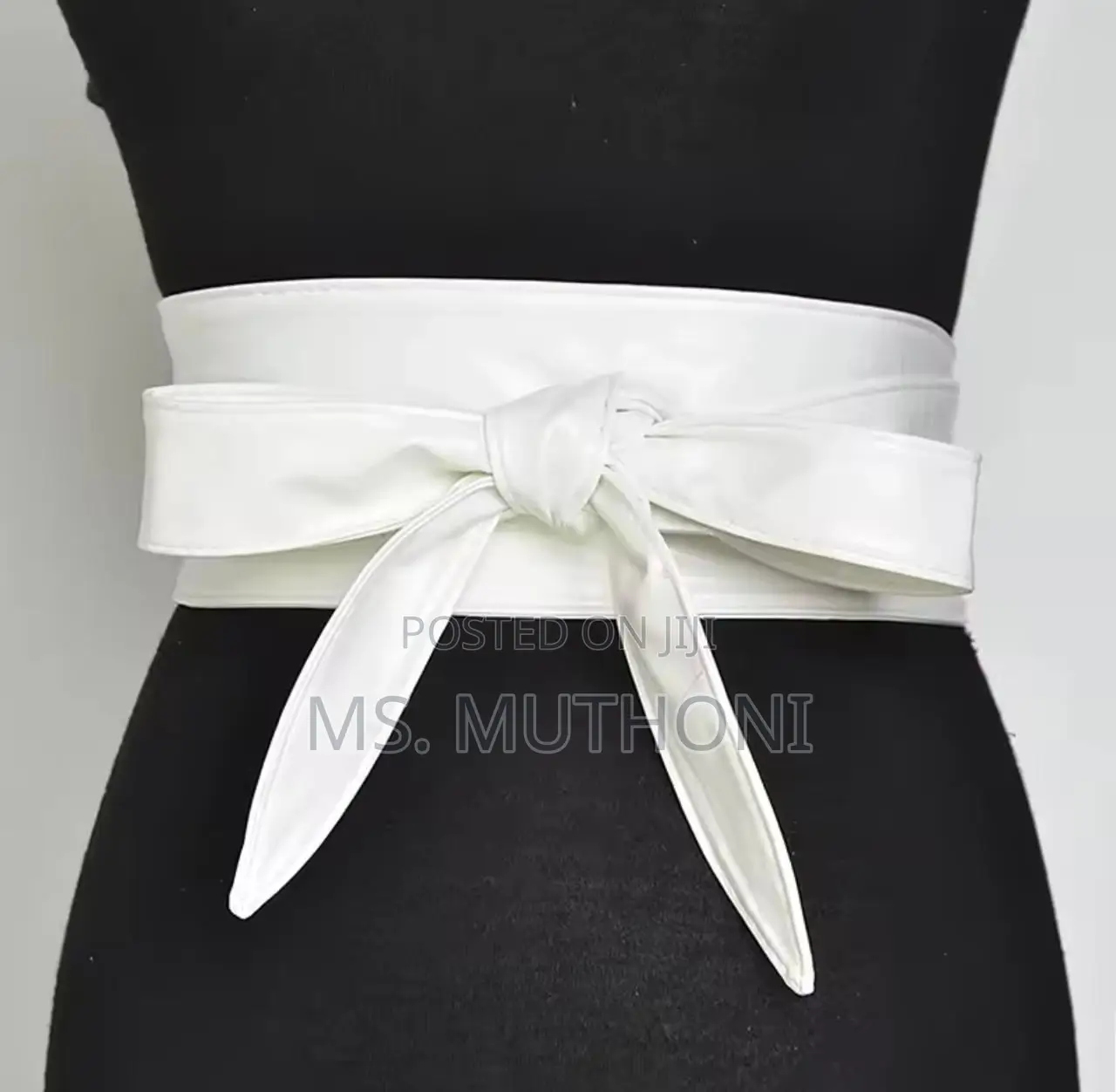 Ladies Underbust Corset PU Leather Waist Belt