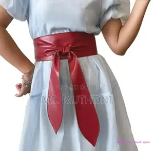 Ladies Underbust Corset PU Leather Waist Belt