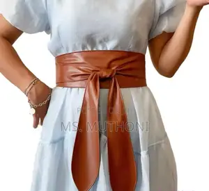 Ladies Underbust Corset PU Leather Waist Belt