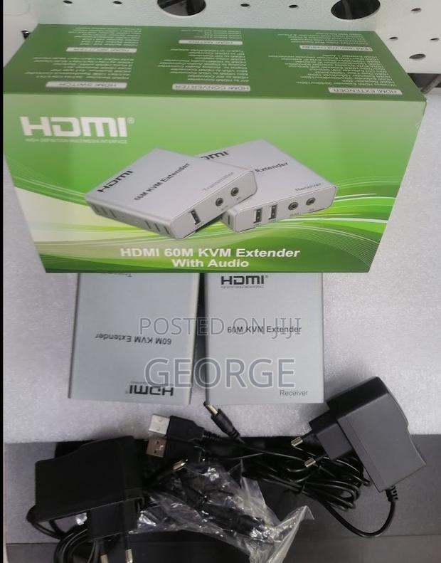 New Kvm 60m Hdmi Extender Kvm Signal Extender With Audio