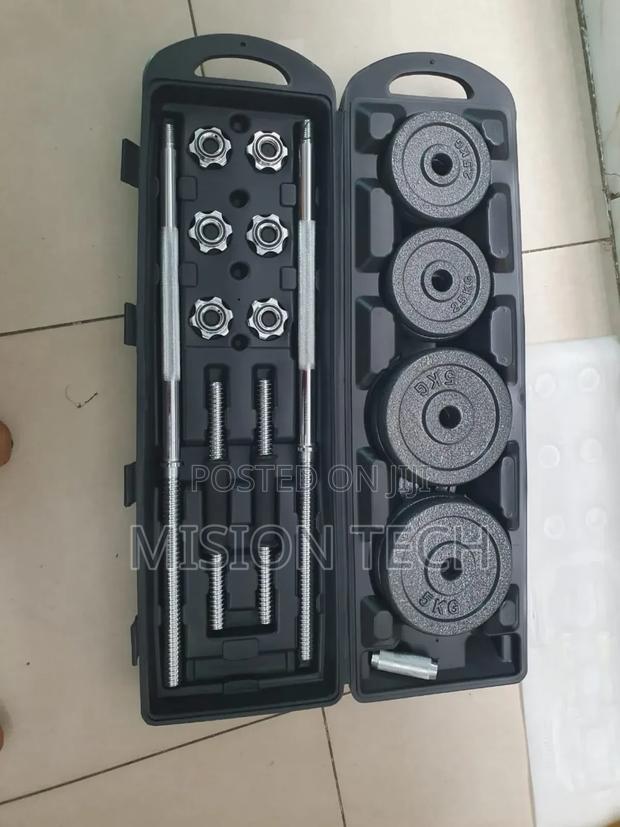 50 Kg Barbell and Dumbbell Set