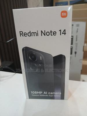 New Xiaomi Redmi Note 14 128 GB Black - main view