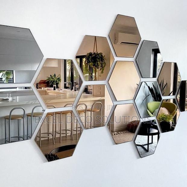 Shape Up Your Space With Hexagon Mirrors!
