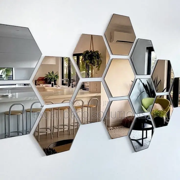 Shape Up Your Space With Hexagon Mirrors!