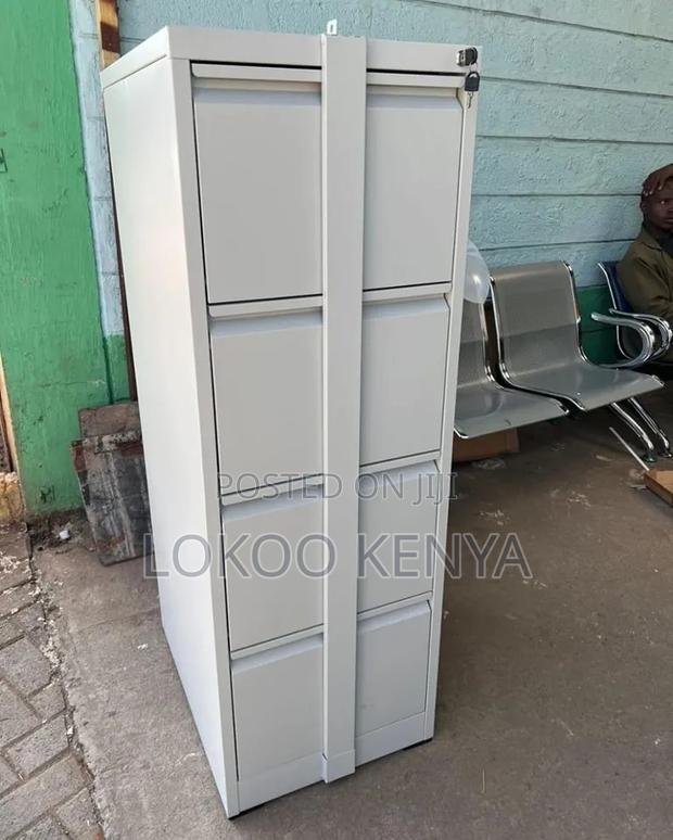 Office Cabinet: 4-Drawer Lateral Vertical Filing Cabinet