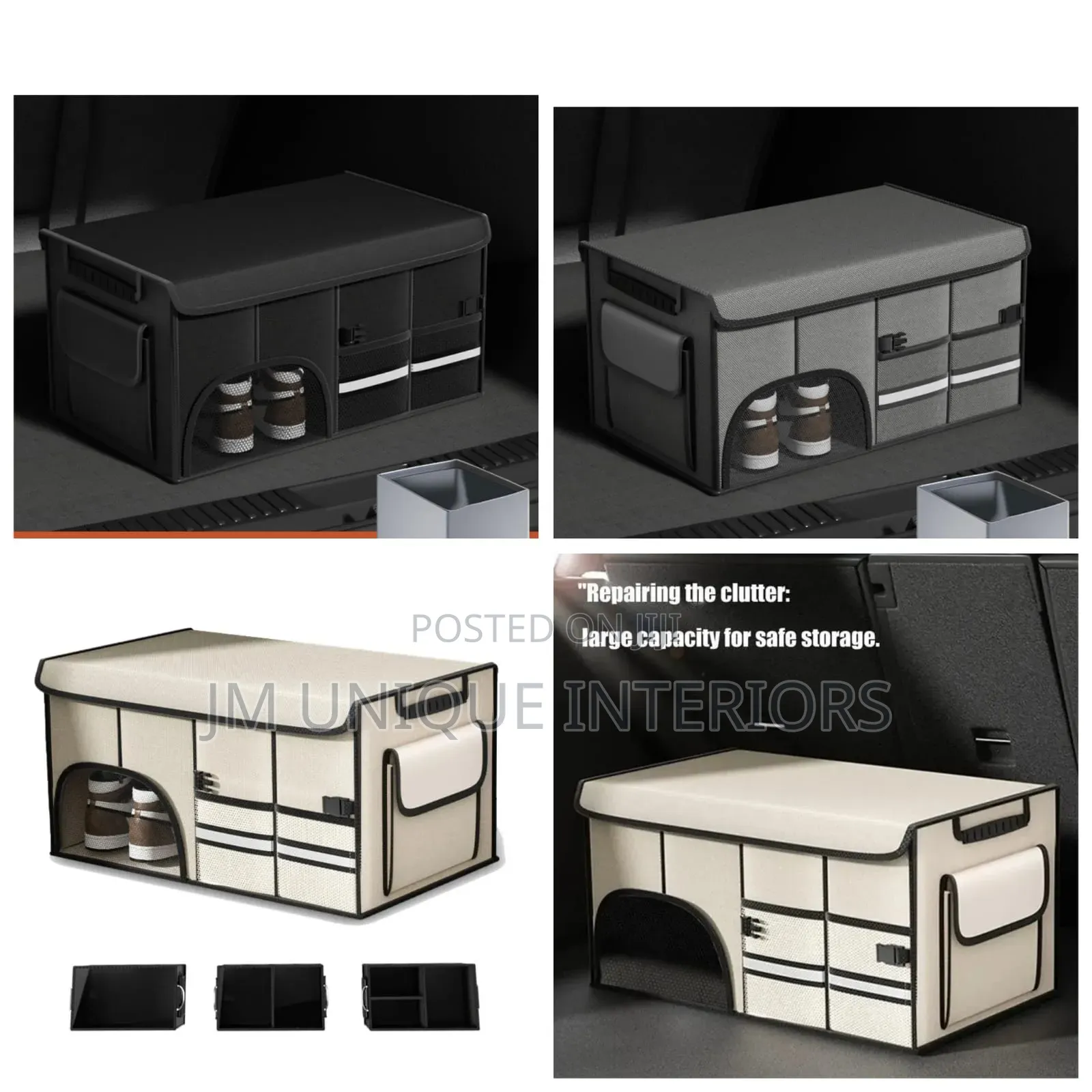 Car Trunk Foldable Storage Box
