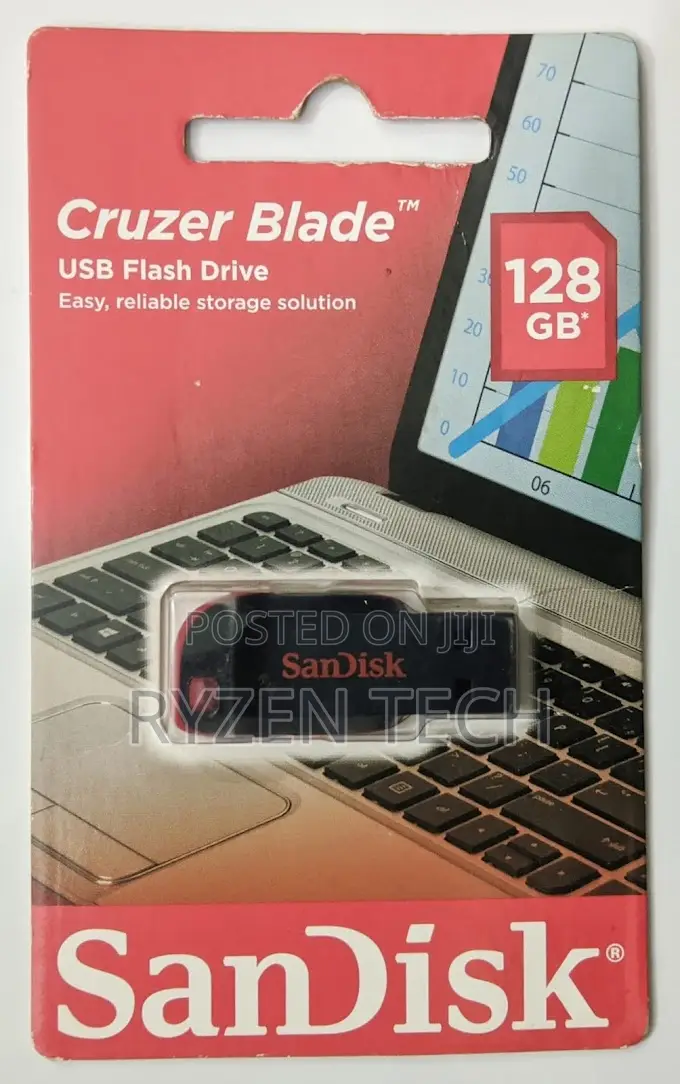Sandisk Cruzer Blade USB Flash Drive 128GB