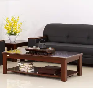 Coffee Tables:120cm Mahogany Corporate Coffee Office Table