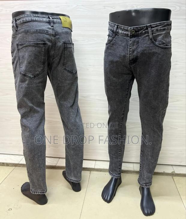Gray Dark Pants/ Trousers - main view