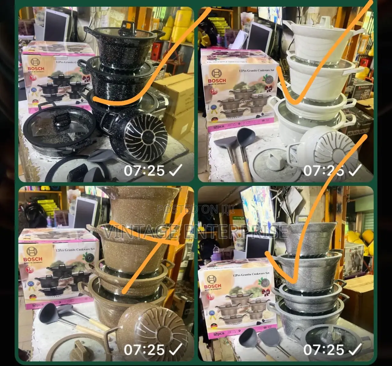 12pcs Bosch With Silicon Lids