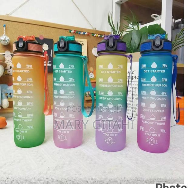 *1000ml Motivational Water Bottle*