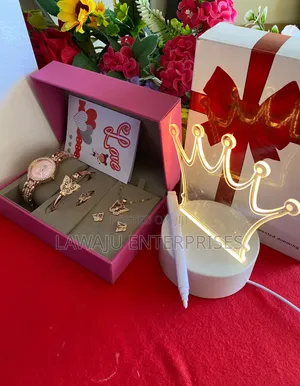 Ladie's 5 in 1 Valentine's Jewelry Gift Set