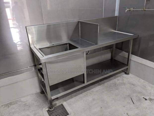 Elite Stainless One Bowl Sink With Work Space