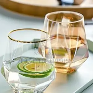 Diamond Whiskey Glass,