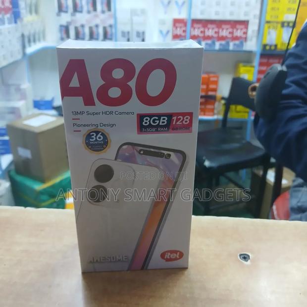 New Itel A80 128 GB Blue - thumbnail 3