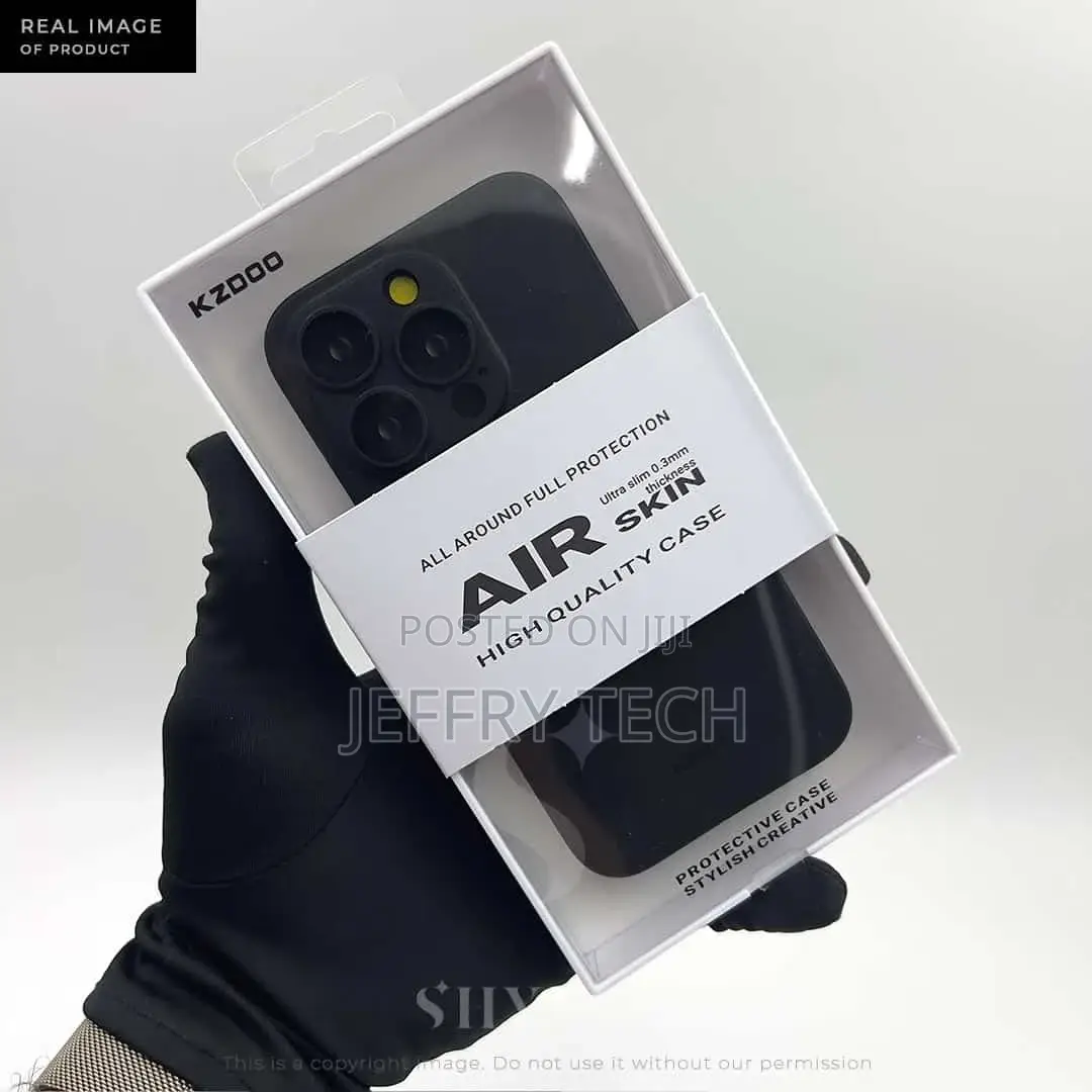 KDOO Airskin Slimmest Case for iPhone 14 Pro =Black
