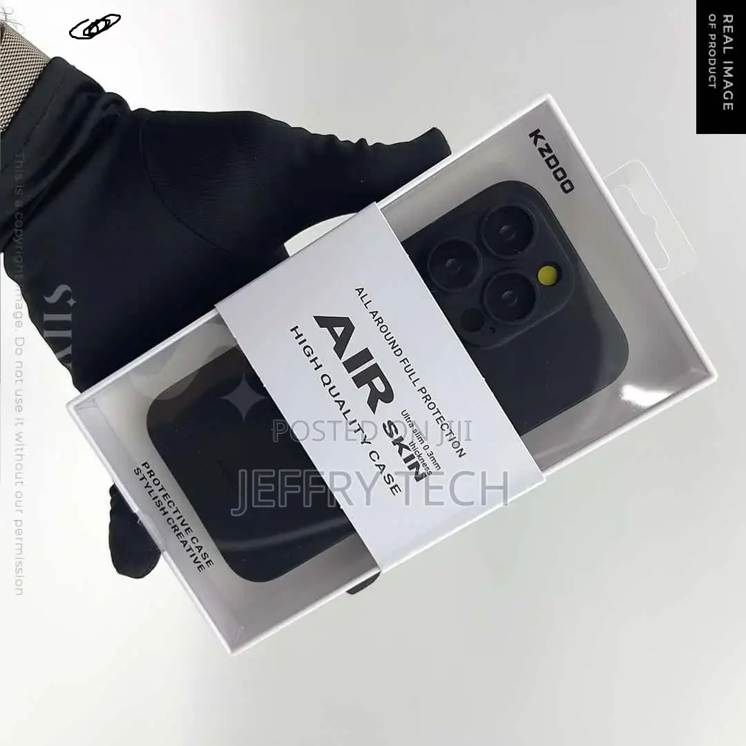 KDOO Airskin Slimmest Case for iPhone 14 Pro =Black