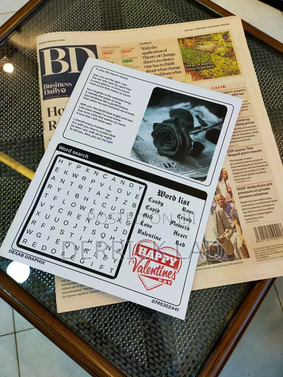 Valentines Magazine and Cards