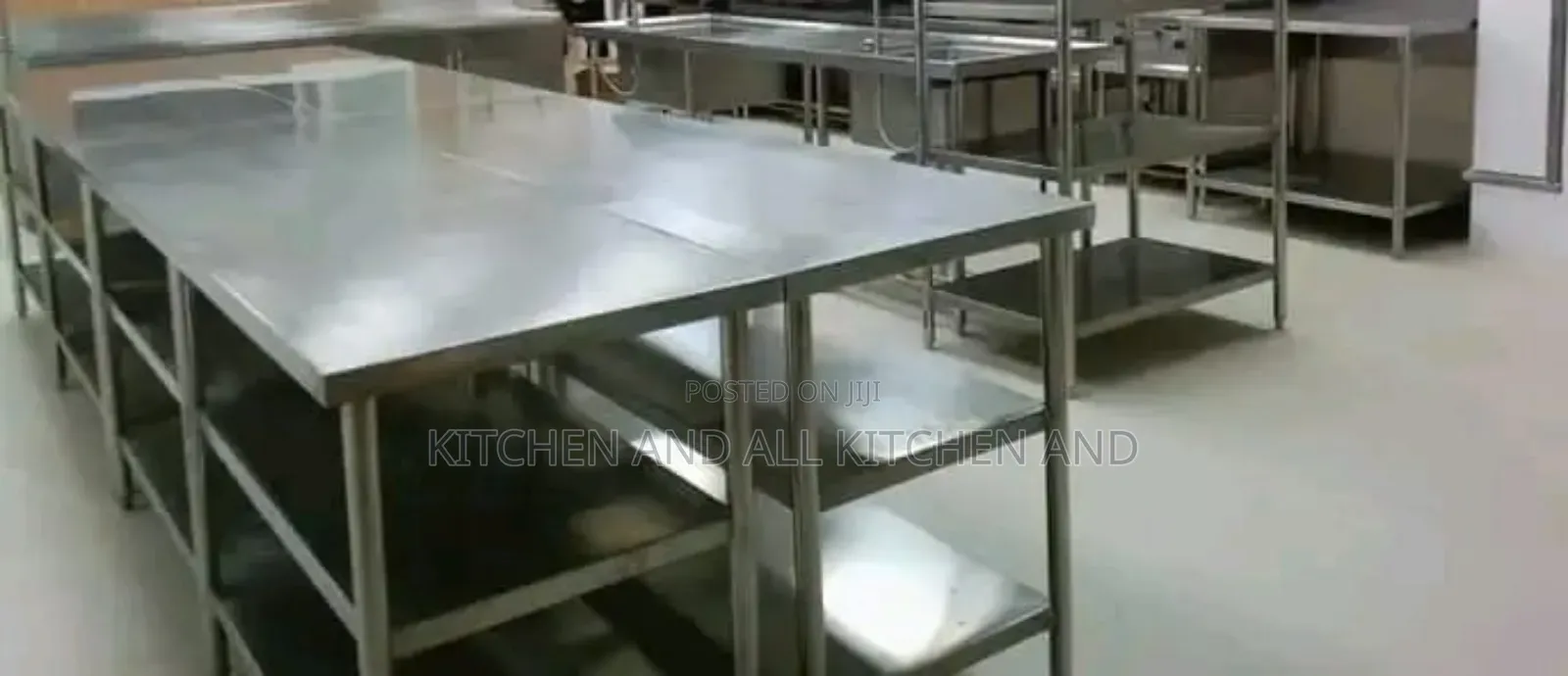 Supreme Stainless Steel With Two Under Shelf
