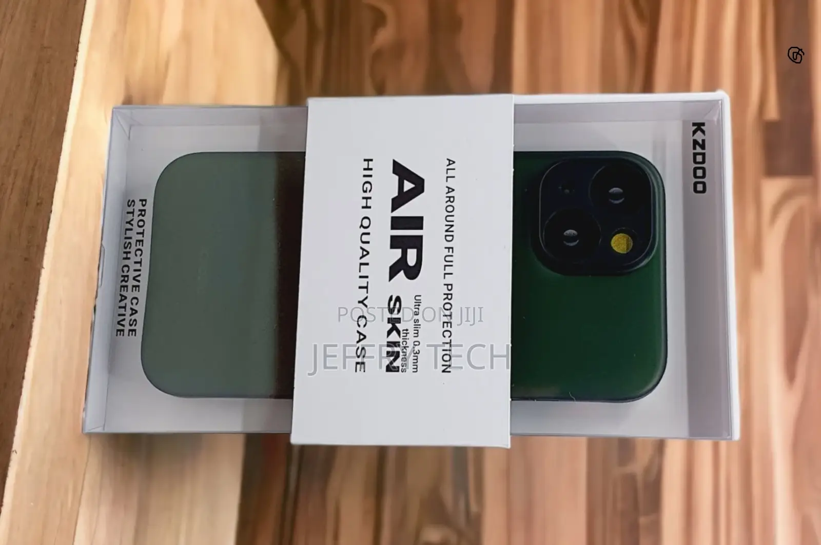 KZDOO Air Skin Case for iPhone 14 Pro Green Luxury Slim Case