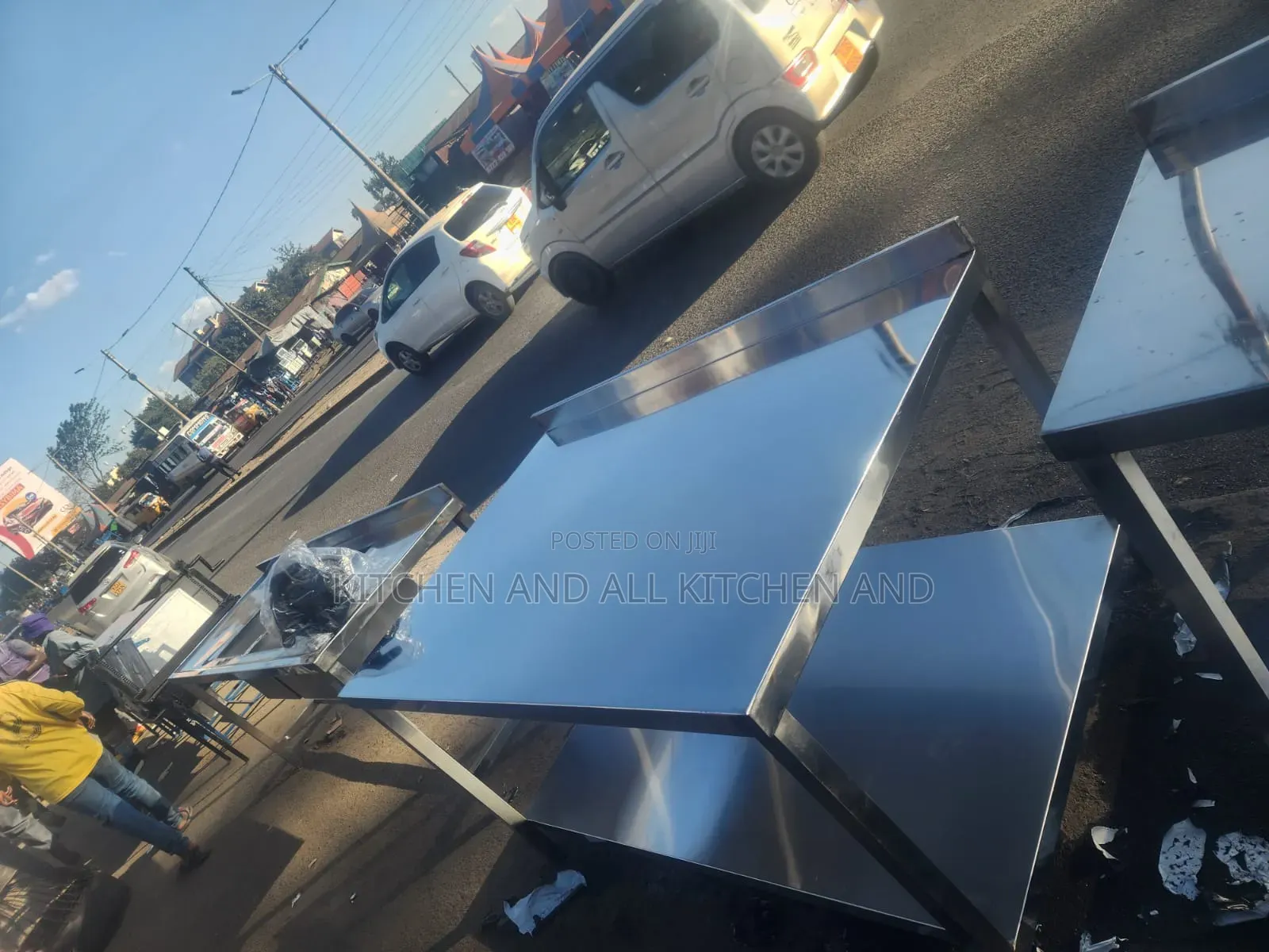 Quality Stainless Steel Worktable With Back Flash