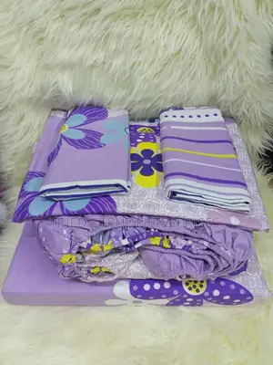 6*6 Bedsheet Set 1fitted 2flat Bedsheets 2pillowcases Kg5r