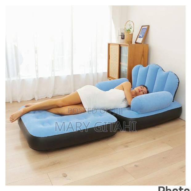*5 in 1 Inflatable Couch Lazy Sofa Bed