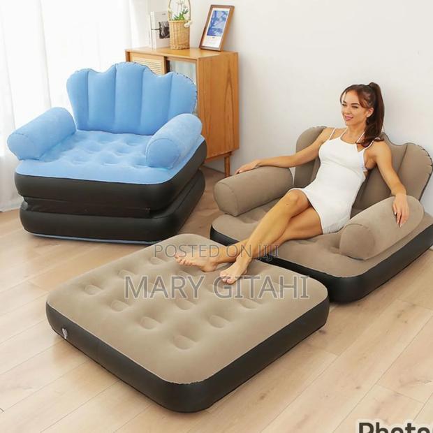 New *5 in 1 Inflatable Couch Lazy Sofa Bed
