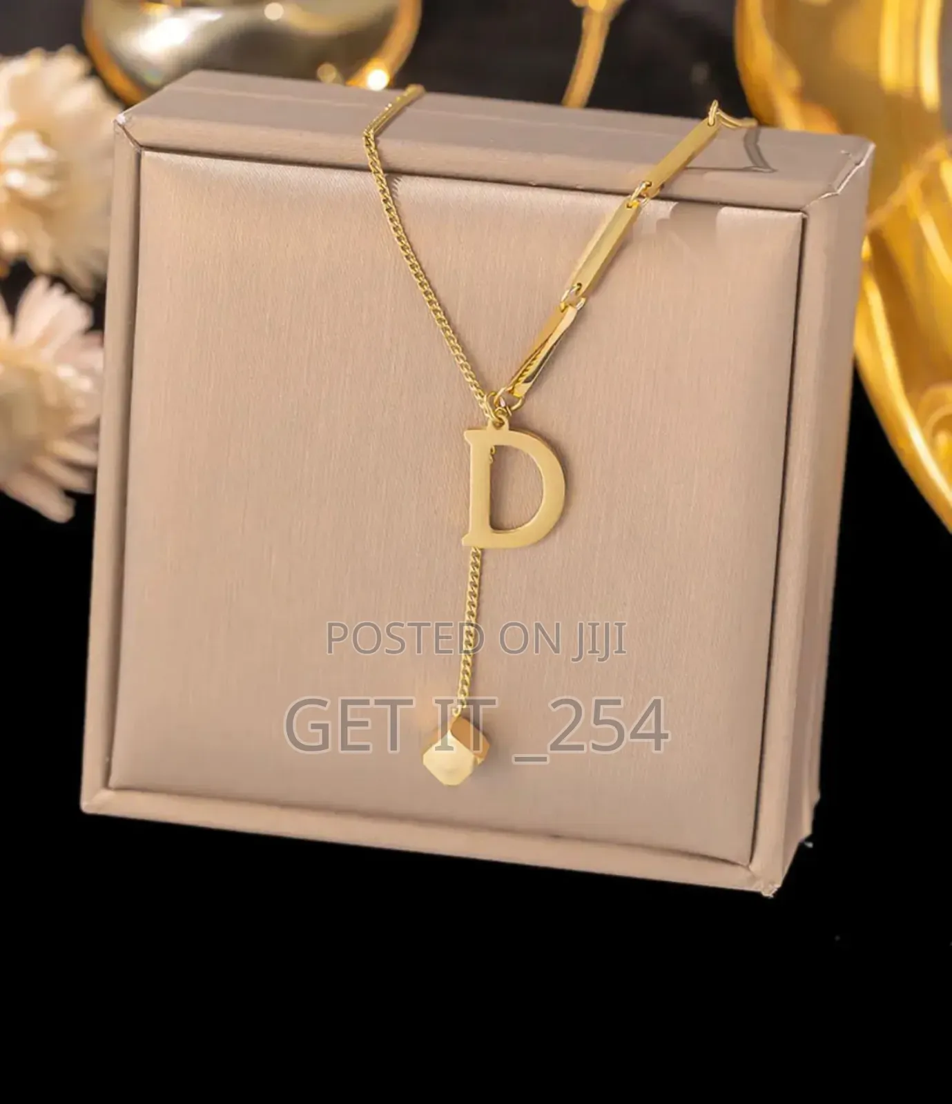 Initial Letters Hypoallergenic Necklaces