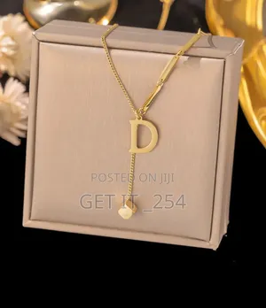 Initial Letters Hypoallergenic Necklaces