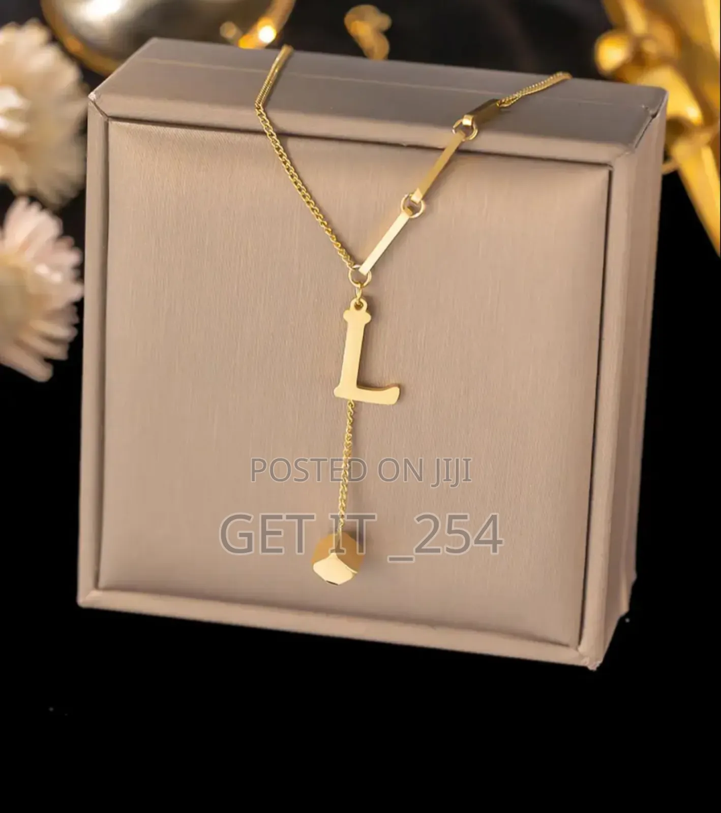 Initial Letters Hypoallergenic Necklaces