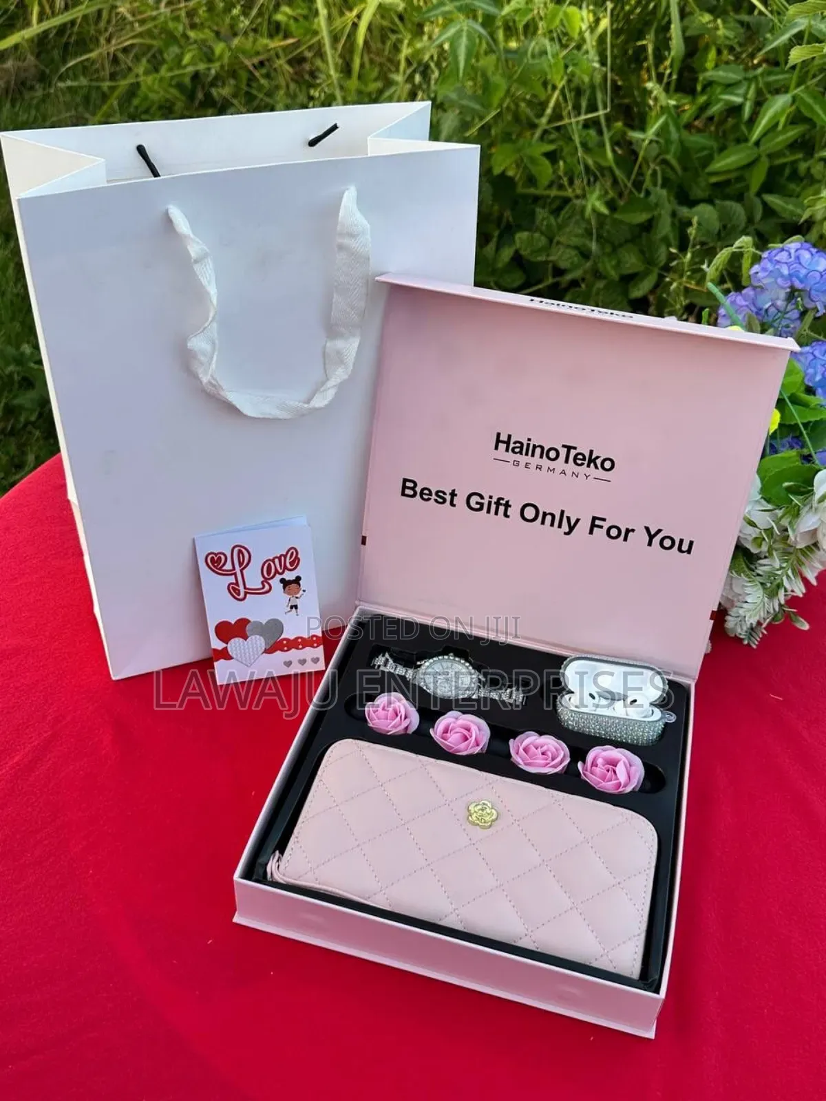Pink Hainoteko Ladie's Gift Watch