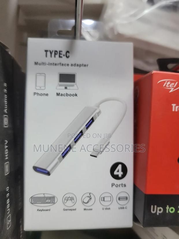 USB C Multi-Interface Adapter 4in1 USB Hub - main view
